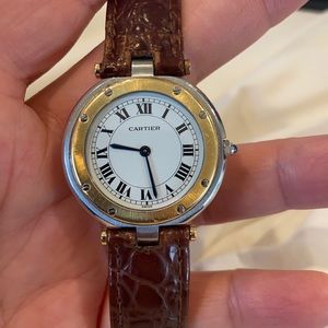 Authentic Cartier Santos 18k watch